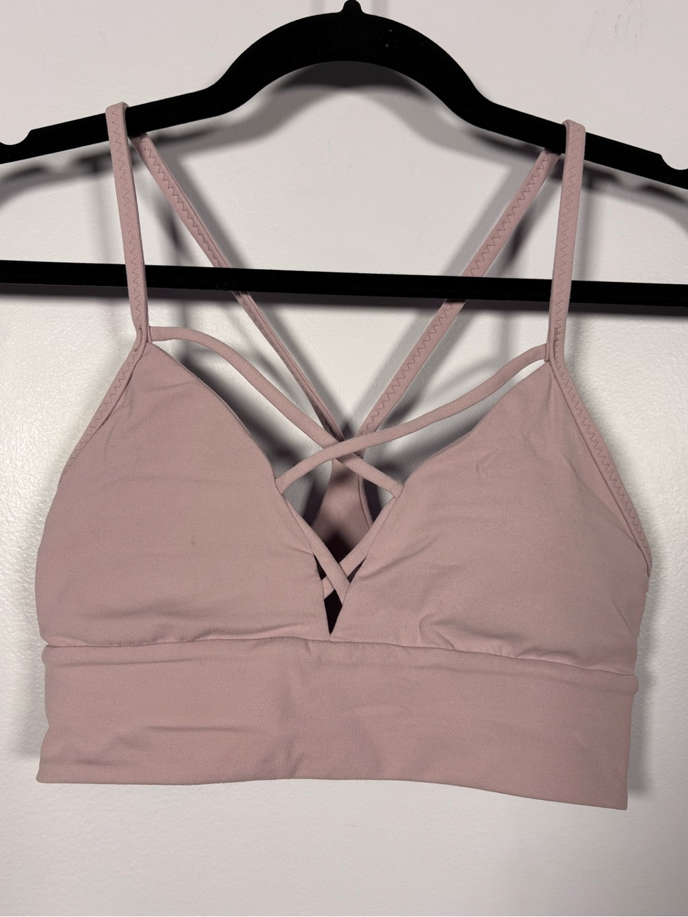 Lululemon athletica Strappy Athletic Sportsbra In Blush Pink Size 6